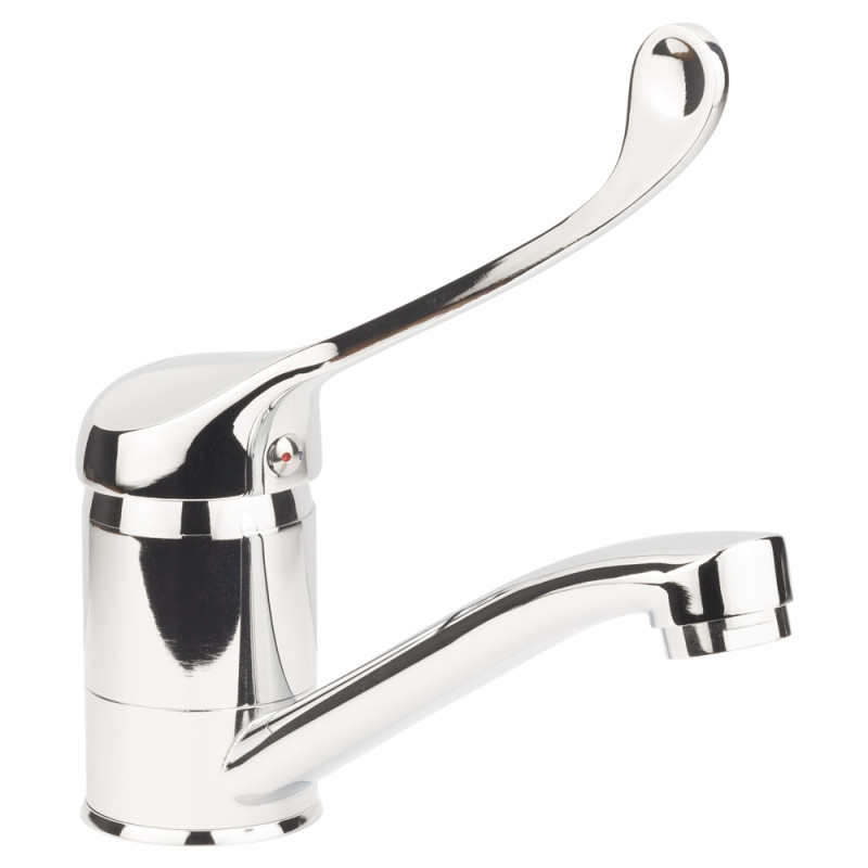 AQUATICA Змішувач s12 Ø40 медичний вилив прямий 150мм на шпильці (9712150)