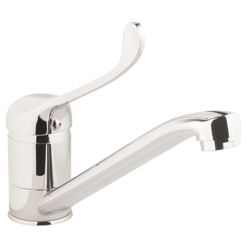 AQUATICA Змішувач s12 Ø40 медичний вилив прямий 250мм на шпильці (9712140)