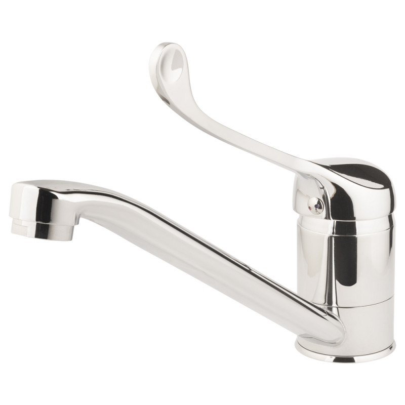 AQUATICA Змішувач s12 Ø40 медичний вилив прямий 250мм на шпильці (9712140)