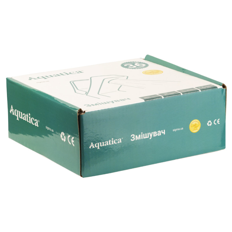 AQUATICA Змішувач s55 Ø40 для раковини литий на шпильці (9755000)