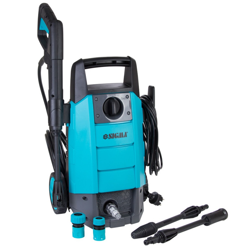 SIGMA Мийка високого тиску 1500Вт max 110bar 6 л/хв+турбонасадка (5342051)