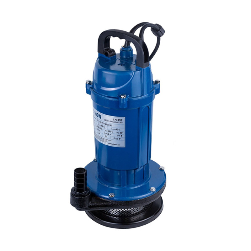 WETRON Насос дренажний 0.37кВт Hmax 15м Qmax 140л/хв без поплавка QDX1.5-16-0.37 (773190)