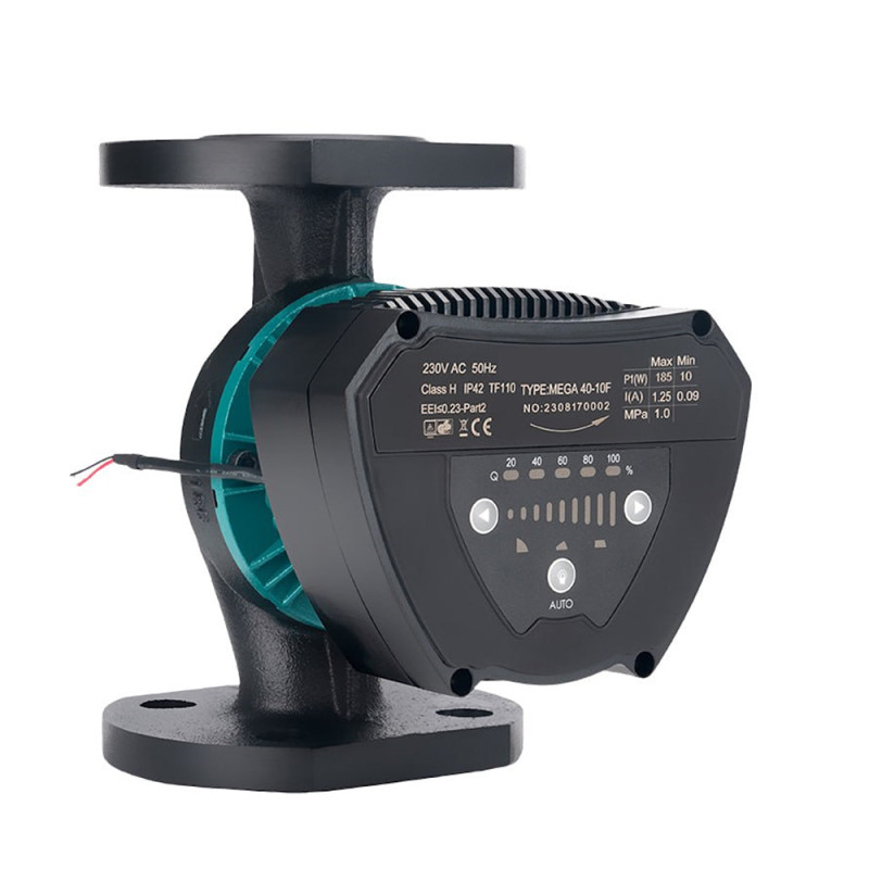 Aquatica Насос циркуляційний енергозберігаючий фланц 8-130Вт Hmax 8м Qmax 133л/хв DN40 220мм + зворотний флан GPA40-8F/220 IV (774084)