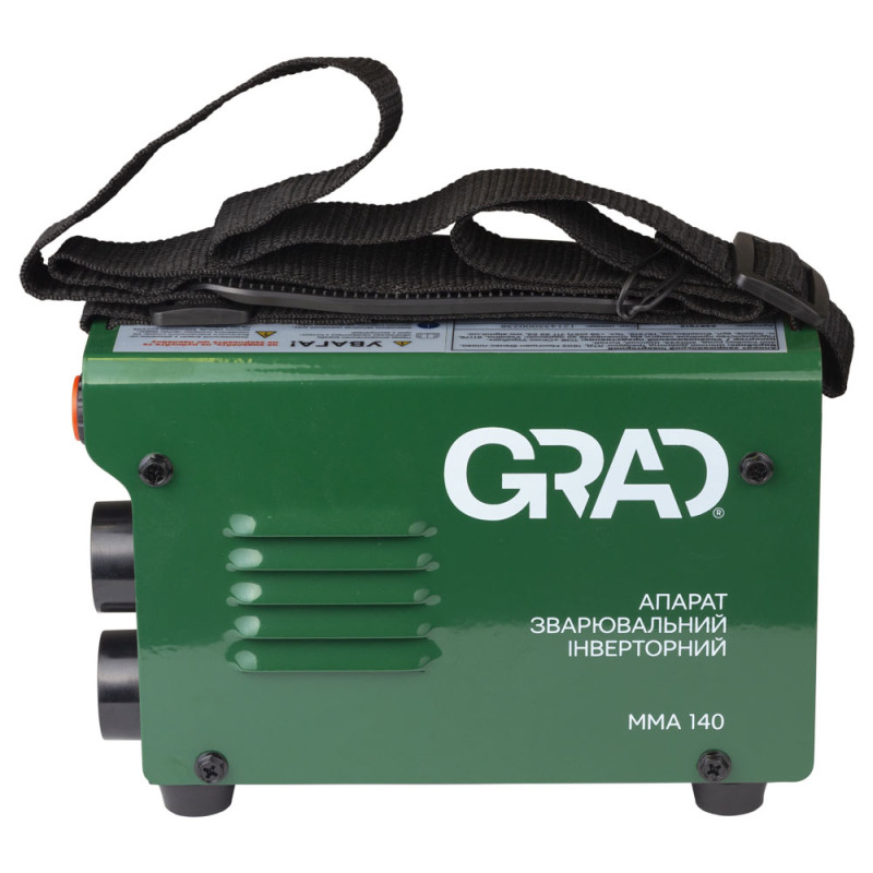 Grad Апарат зварювальний інверторний ММА-140А електрод 4мм (5387915)