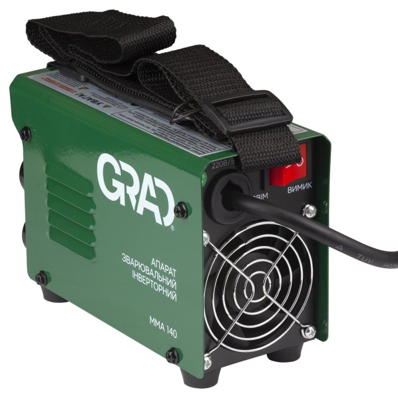Grad Апарат зварювальний інверторний ММА-140А електрод 4мм (5387915)