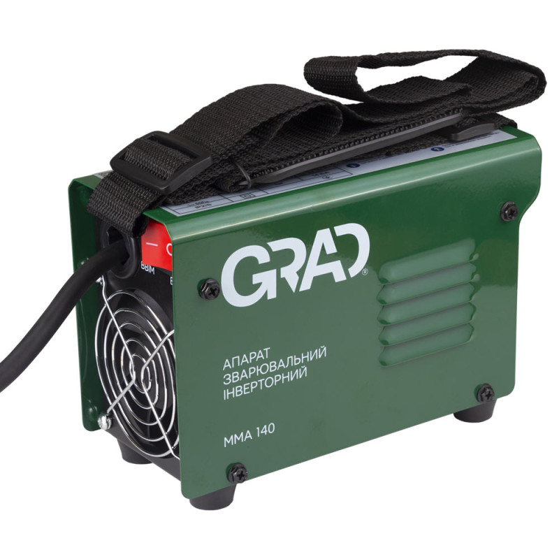 Grad Апарат зварювальний інверторний ММА-140А електрод 4мм (5387915)