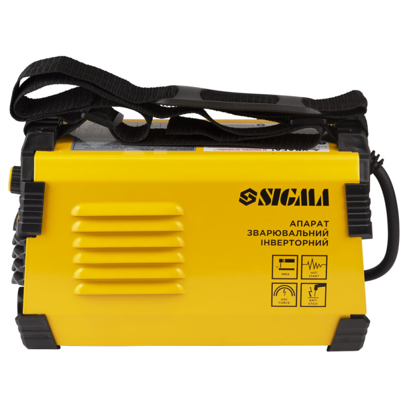 SIGMA Апарат зварювальний інверторний ММА-140А електрод 4мм дисплей (5387561)