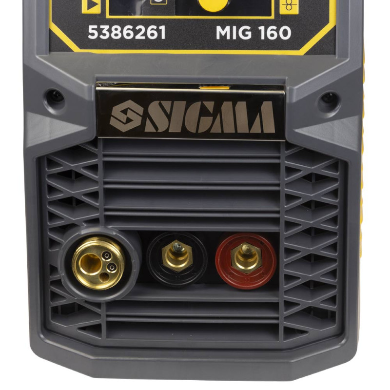 SIGMA Апарат зварювальний інверторний напівавтомат МIG/MMA-160А електрод 4мм дріт 0.8-1мм LED (5386261)