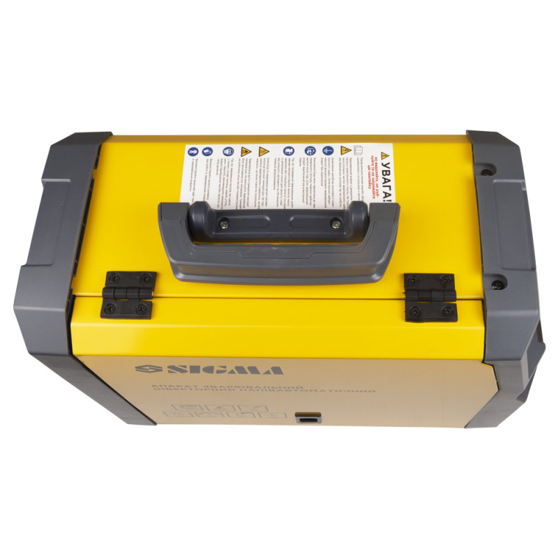 SIGMA Апарат зварювальний інверторний напівавтомат МIG/MMA-160А електрод 4мм дріт 0.8-1мм LED (5386261)