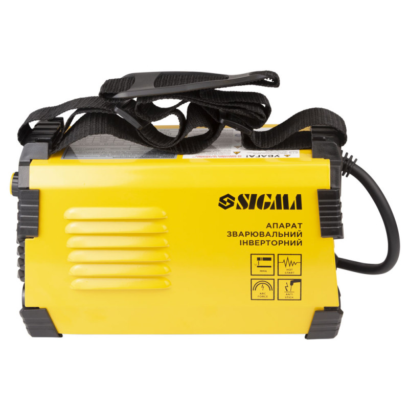 SIGMA Апарат зварювальний інверторний ММА-160А електрод 4мм дисплей (5387571)