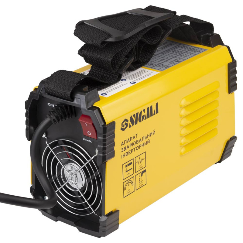 SIGMA Апарат зварювальний інверторний ММА-160А електрод 4мм дисплей (5387571)