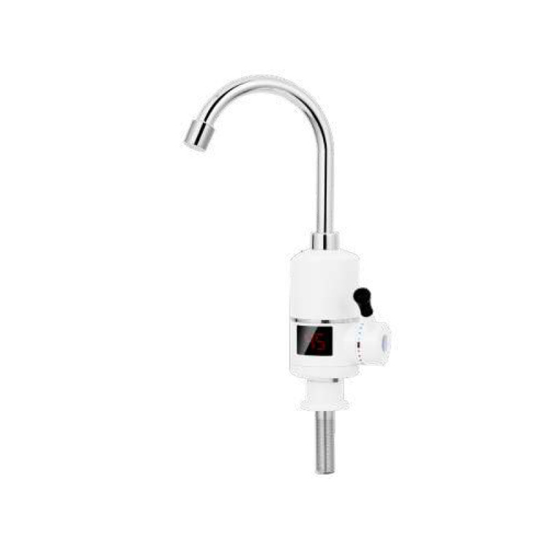 Aquatica Кран-водонагрівач проточний s96 3.3кВт для кухні вилив вухо на гайці з дисплеєм і термостатом AQUATICA (9796113)