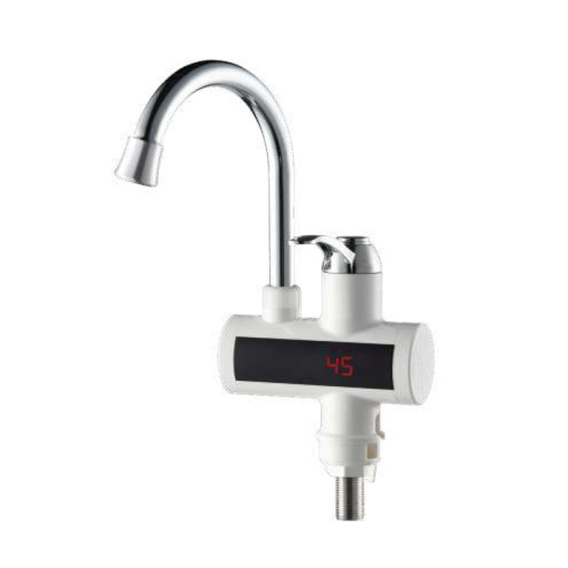 Aquatica Кран-водонагрівач проточний s98 3.0кВт для кухні вилив вухо на гайці з дисплеєм AQUATICA (9798103)