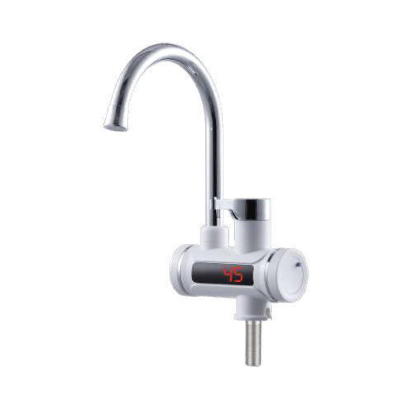 Aquatica Кран-водонагрівач проточний s92 3.3кВт для кухні вилив вухо на гайці з дисплеєм і термостатом AQUATICA (9792103)