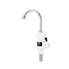 Aquatica Кран-водонагрівач проточний s96 3.3кВт для кухні вилив вухо на гайці з індикатором і термостатом AQUATICA (9796133)