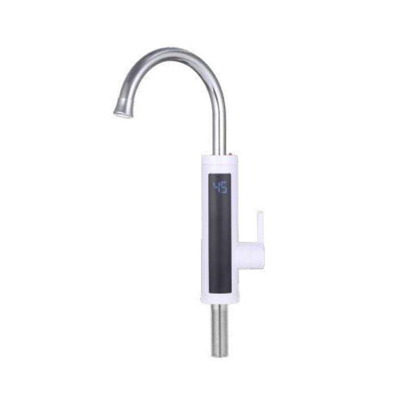 Aquatica Кран-водонагрівач проточний s89 3.3кВт для кухні вилив вухо на гайці з дисплеєм і термостатом (W) AQUATICA (9789113)