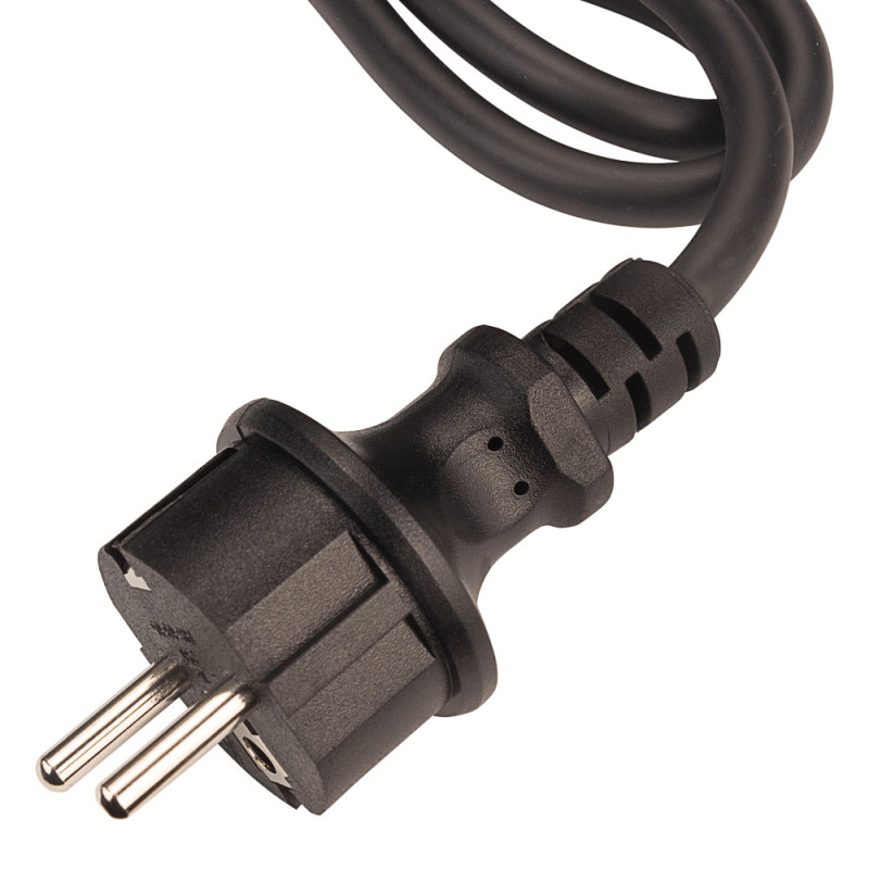 WETRON Кабель електричний PVC круглий (3×1мм²) 1.5м з вилкою (779915)