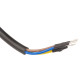 WETRON Кабель електричний PVC круглий (3×1мм²) 1.5м з вилкою (779915)