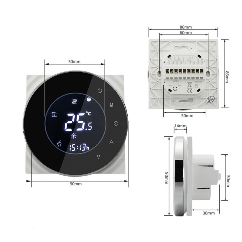 Thermo Alliance Провідний тиждневий термостат с WiFi BHT-6000-GALW