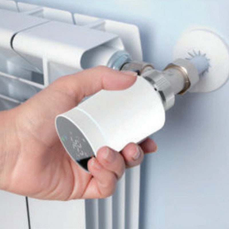 Thermo Alliance Бездротовий програмуємий сервопривiд для термостатичного крану (Білий матовий) ZTRV-BY-100(W)