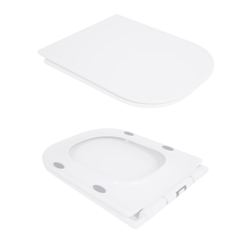 Qtap Унітаз-компакт Presto Quadro безободковий з сидінням Soft-close QT24221215AW