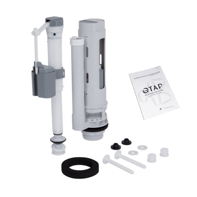 Qtap Унітаз-компакт Presto Quadro безободковий з сидінням Soft-close QT24221215AW