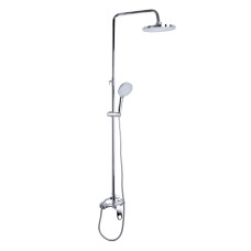 Qtap Душова система для душу Jay на два споживача QTJAY110CRM45544 Chrome