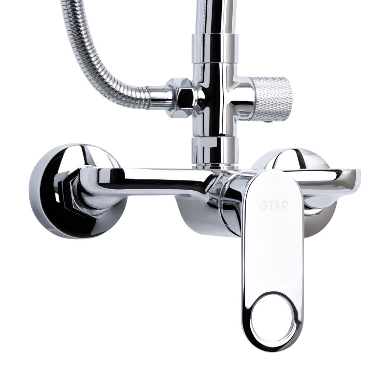 Qtap Душова система для душу Jay на два споживача QTJAY110CRM45544 Chrome