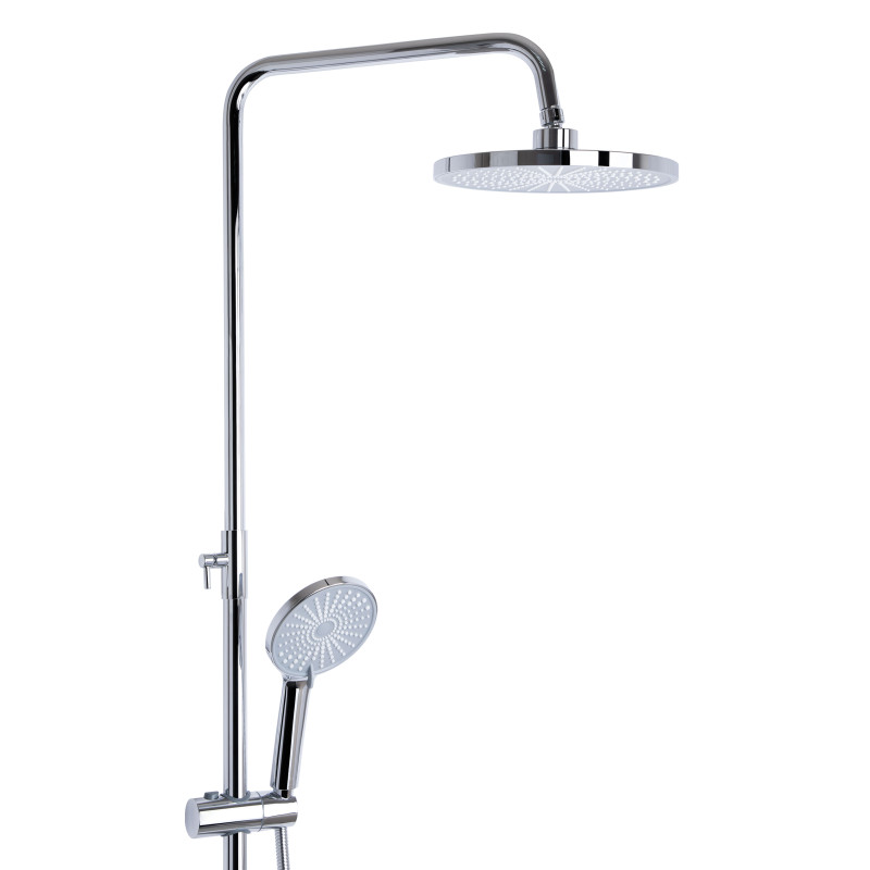 Qtap Душова система для душу Jay на два споживача QTJAY110CRM45544 Chrome