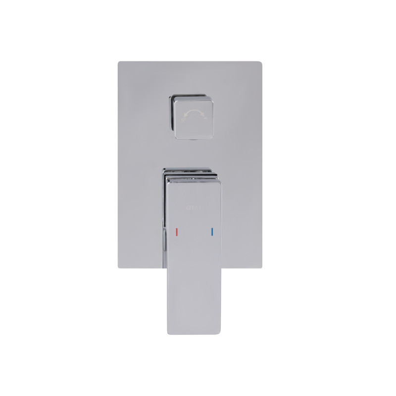 Qtap Душова система універсальна Gemini прихованого монтажу на три споживача QTGEM114CRM45702 Chrome