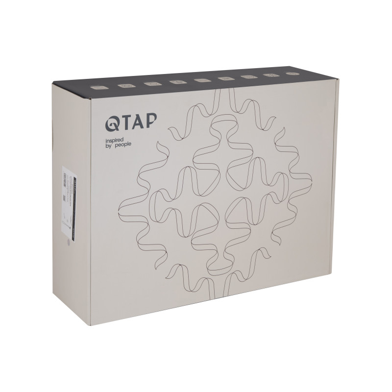 Qtap Душова система універсальна Gemini прихованого монтажу на три споживача QTGEM114CRM45702 Chrome