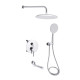 Qtap Душова система універсальна Spring прихованого монтажу на три споживача QTSPR114CRM45705 Chrome
