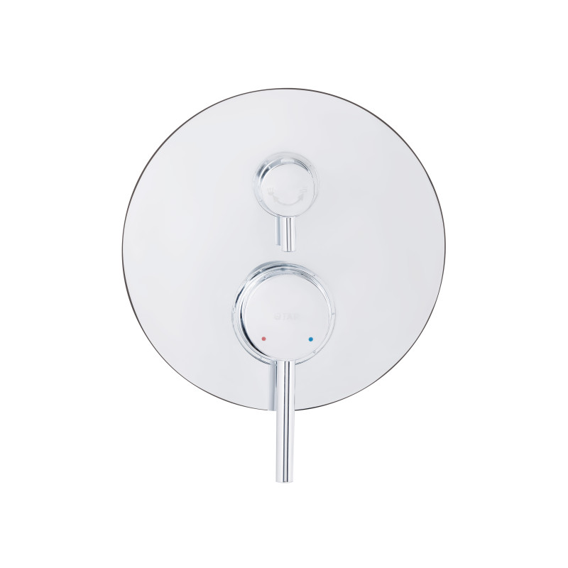 Qtap Душова система універсальна Spring прихованого монтажу на три споживача QTSPR114CRM45705 Chrome