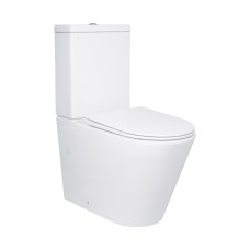 Qtap Унітаз підлоговий Swan Ultra Quiet з сидінням Soft-close 640x360x835 мм QT16222182TW White