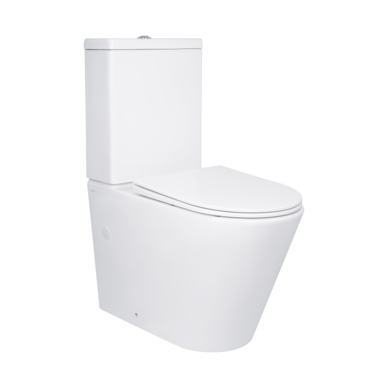 Qtap Унітаз підлоговий Swan Ultra Quiet з сидінням Soft-close 640x360x835 мм QT16222182TW White