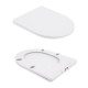Qtap Унітаз підлоговий Swan Ultra Quiet з сидінням Soft-close 640x360x835 мм QT16222182TW White