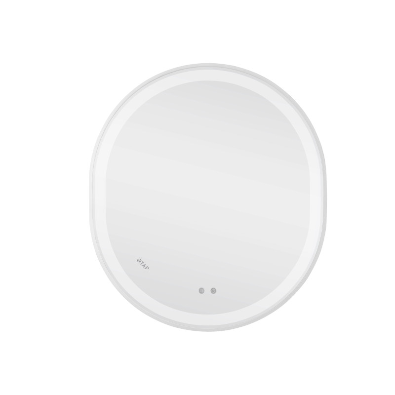 Qtap Дзеркало Gemini 800х700 з LED-підсвічуванням Touch, з антизапотіванням, з димером, рег. темп. кольору (3000-6500K) Reverse QT2578R8071W