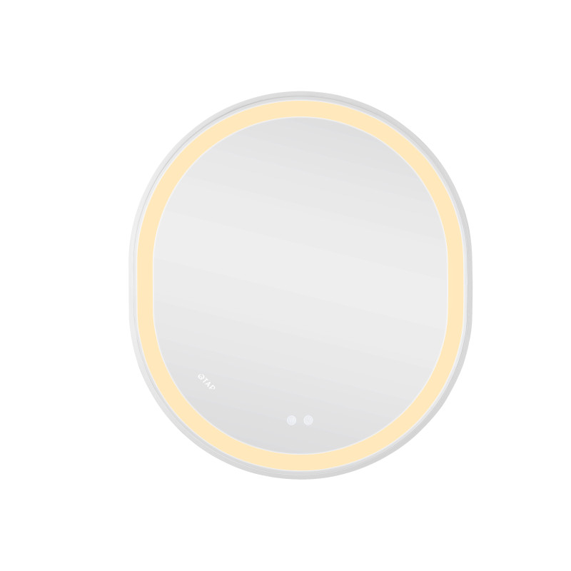 Qtap Дзеркало Gemini 800х700 з LED-підсвічуванням Touch, з антизапотіванням, з димером, рег. темп. кольору (3000-6500K) Reverse QT2578R8071W