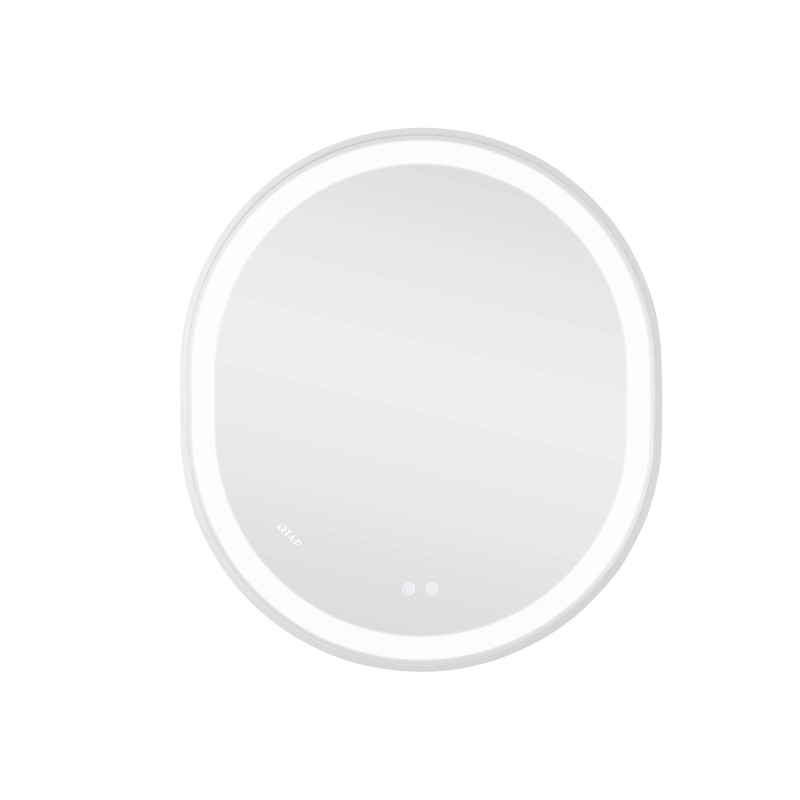 Qtap Дзеркало Gemini 800х700 з LED-підсвічуванням Touch, з антизапотіванням, з димером, рег. темп. кольору (3000-6500K) Reverse QT2578R8071W