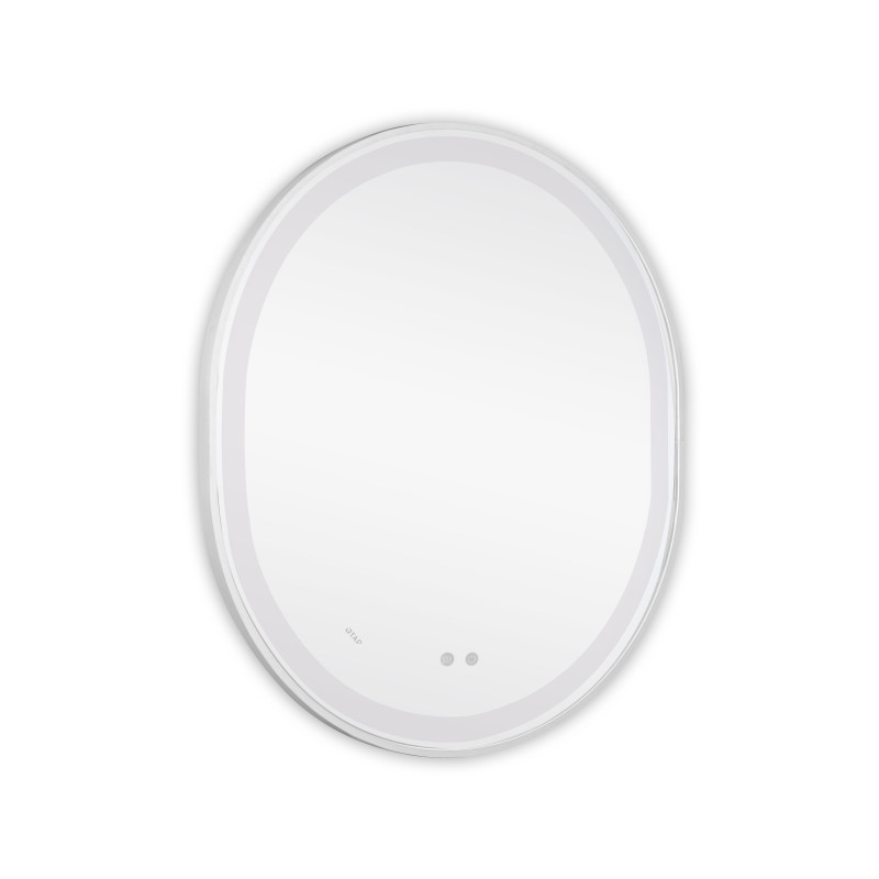 Qtap Дзеркало Gemini 800х700 з LED-підсвічуванням Touch, з антизапотіванням, з димером, рег. темп. кольору (3000-6500K) Reverse QT2578R8071W