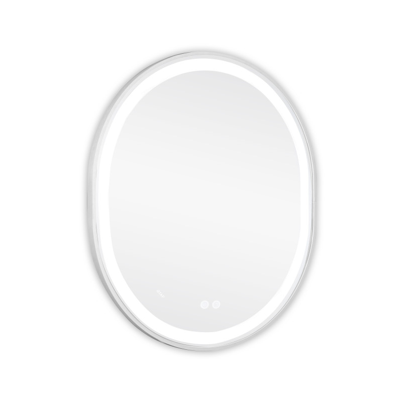 Qtap Дзеркало Gemini 800х700 з LED-підсвічуванням Touch, з антизапотіванням, з димером, рег. темп. кольору (3000-6500K) Reverse QT2578R8071W