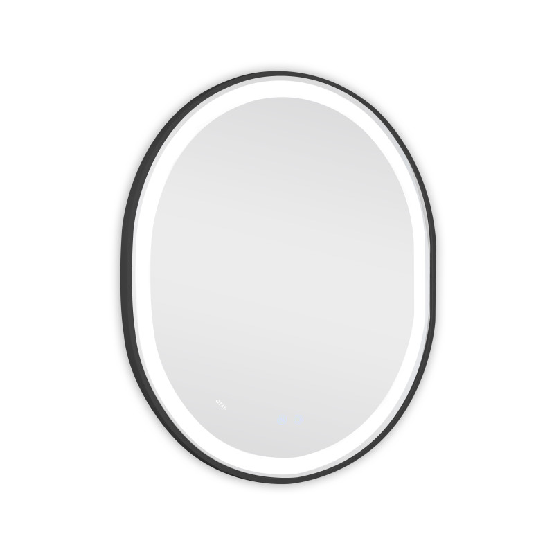 Qtap Дзеркало Gemini 800х700 з LED-підсвічуванням Touch, з антизапотіванням, з димером, рег. темп. кольору (3000-6500K) Reverse QT2578R8072B