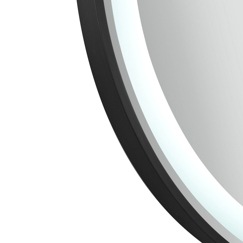 Qtap Дзеркало Gemini 800х700 з LED-підсвічуванням Touch, з антизапотіванням, з димером, рег. темп. кольору (3000-6500K) Reverse QT2578R8072B