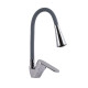 Lidz Змішувач для кухні Tani 008F3 з гнучким виливом (k40) LDTAN008F3GCR39507 Grey / Chrome
