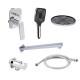 Qtap Комплект для душа Vlasta: Змішувач для душу QTVLA6028102NC+Душ. набір( QTHLA107CRM45948+QTRUC125CRM45954+QTTRU120CRM45928+QTCRMBH030+LDNIA09CRM35458)