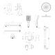 Qtap Комплект для душа Vlasta: Змішувач для душу QTVLA6028102NC+Душ. набір( QTHLA107CRM45948+QTRUC125CRM45954+QTTRU120CRM45928+QTCRMBH030+LDNIA09CRM35458)