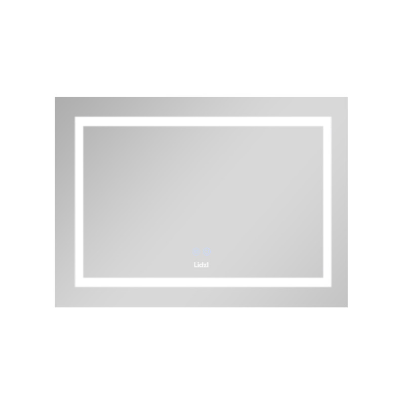 Lidz Дзеркало Kubis 800х600 з LED-підсвічуванням Touch, з антизапотіванням, з димером, рег. яскравості LD78LF9047400