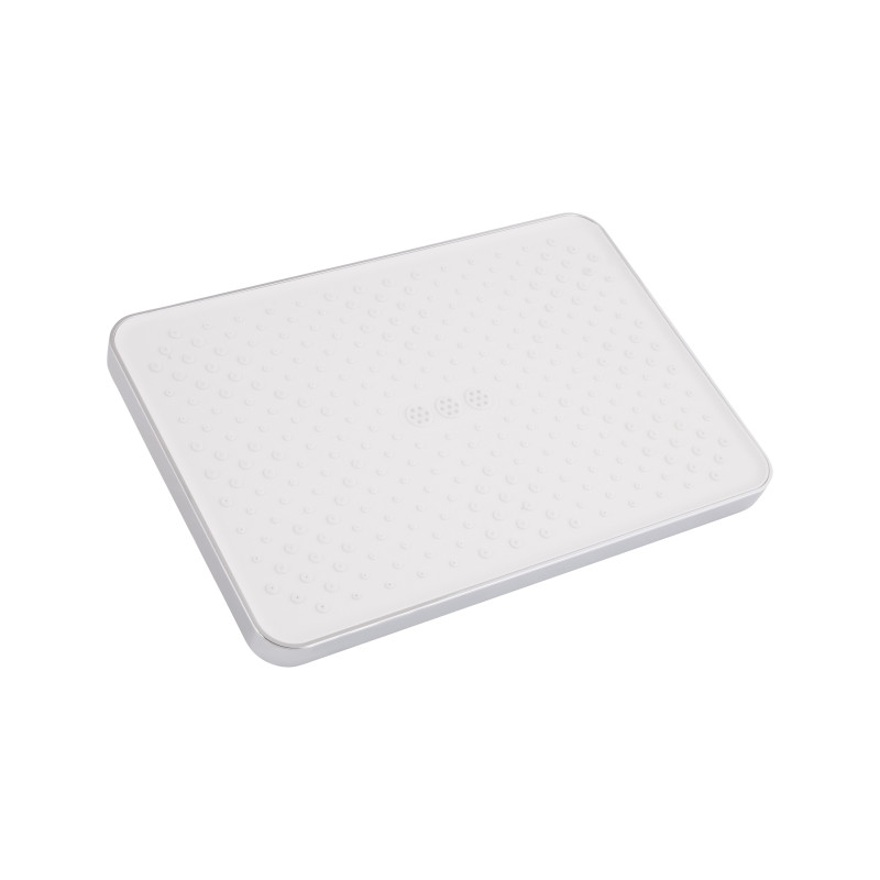 Qtap Душова система універсальна Swan Cascada на три споживача (з виливом) QTSWA111CRW45570 Chrome/White