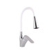 Lidz Змішувач для кухні Tani 007F3 з гнучким виливом (k40) LDTAN007F3WCR40423 White / Chrome