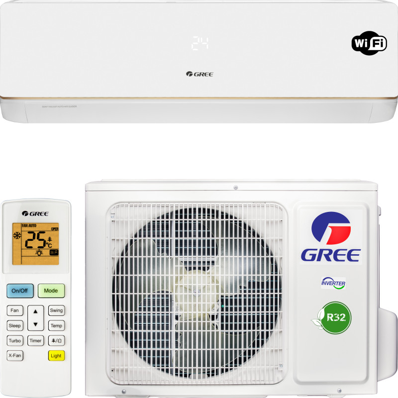 GREE Кондиціонер спліт-система Bora Inverter R32 GWH12AAB-K6DNA5A Wi-Fi